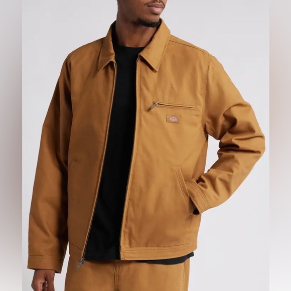 Dickies Cotton Duck Canvas Jacket work wear style size large new - Picture 3 of 5